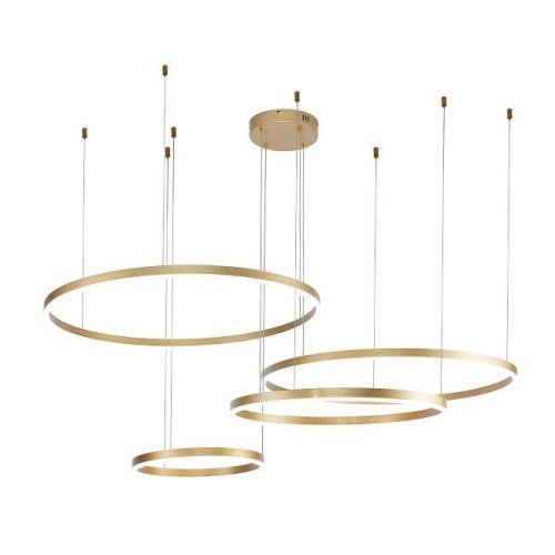 V000015L Подвесная люстра Indigo Galass 14001/4P Gold V000015L