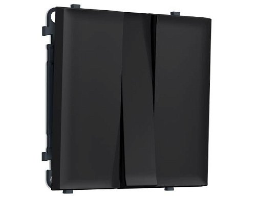 MS985010 Комплект механизма 3-кл выключателя SIGMA Черный Мягкое касание 10A-250V QUANT PRO (SP9850, PR133)