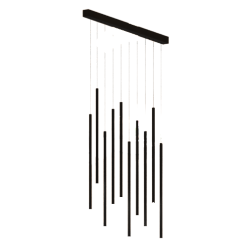 Подвесная люстра Milosh tendence Medelina 0853CL-30BK