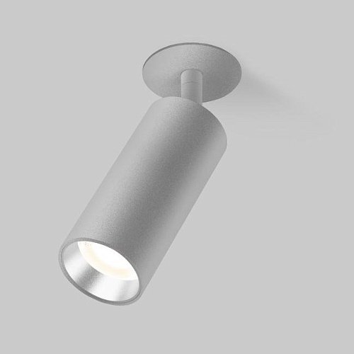 Встраиваемый светильник Elektrostandard Diffe Diffe серебряный 10W 4200K (25052/LED)