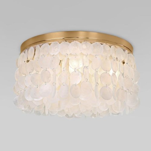 Потолочная люстра Eurosvet Sandra 60084/5 латунь/перламутр Smart