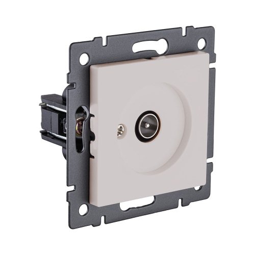 Розетка TV (папа), кашемир матовый Kollinger REA-007CM для Aspekt, Eleganz, Reflex