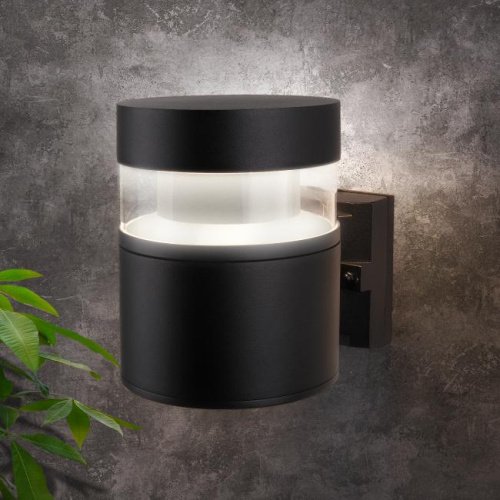 1530 TECHNO LED чёрный Уличный настенный светильник Elektrostandard 1530 TECHNO LED чёрный