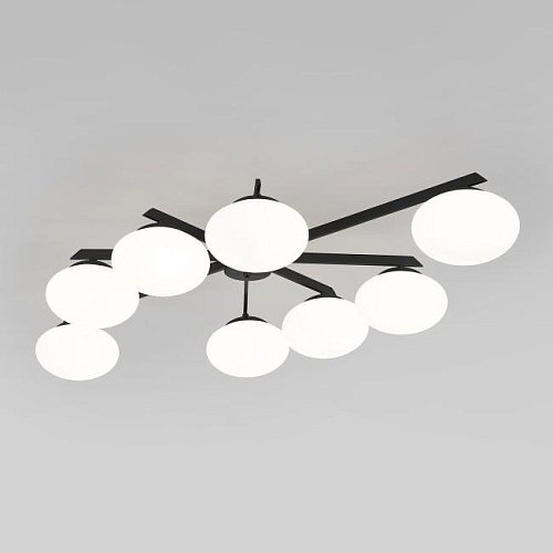 Потолочная люстра Eurosvet Opaline 70220/8 черный Smart