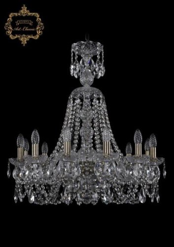 11.11.12.240.XL-74.Br.Sp Подвесная хрустальная люстра 11.11 Art Classic 11.11.12.240.XL-74.Br.Sp