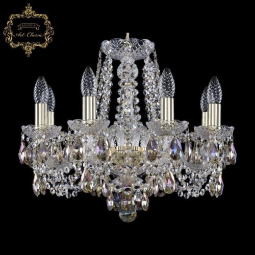 11.11.8.165.Gd.Sp.K801 Подвесная хрустальная люстра 11.11 Art Classic 11.11.8.165.Gd.Sp.K801