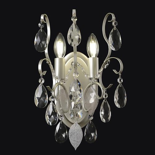 ESMIRALDA AP2 SILVER Настенное бра Crystal Lux Esmiralda ESMIRALDA AP2 SILVER