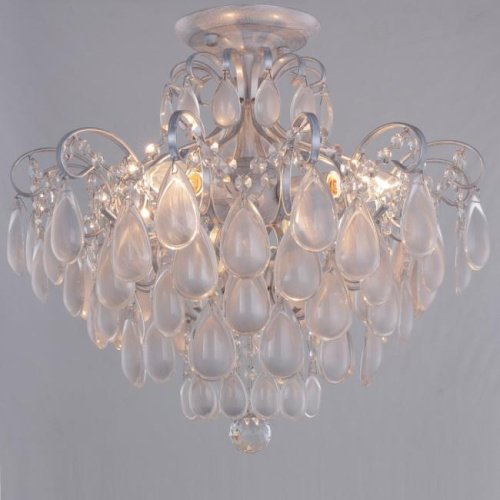SEVILIA PL4 SILVER Потолочная люстра Crystal Lux Sevilia SEVILIA PL4 SILVER