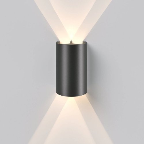 Уличный настенный светильник Elektrostandard Twinray Twinray (35194/W) 4000K черный