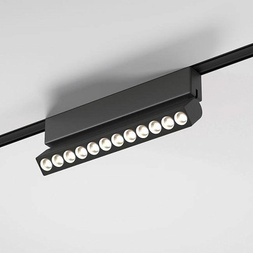 Flat Magnetic Трековый светильник 12W 4000K Insight (чёрный) 85091/01 Трековый светильник Elektrostandard Flat Magnetic Flat Magnetic Трековый светильник 12W 4000K Insight (чёрный) 85091/01