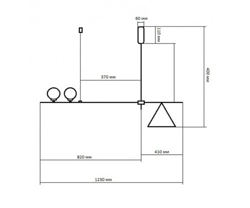Светильник подвесной KINK Light Пулл 07620-2+1,19