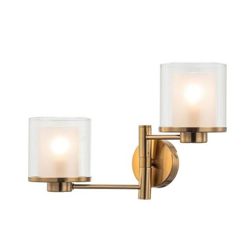 Настенное бра Indigo Bilancia V000349 13023/2W Brass