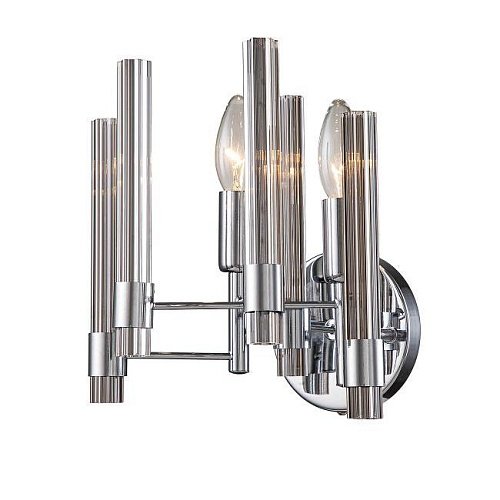 V000459 Настенное бра Indigo Favara V000459 11040/2W Chrome