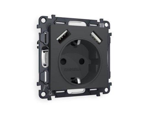 Розетка Ambrella Volt ALFA MA909010