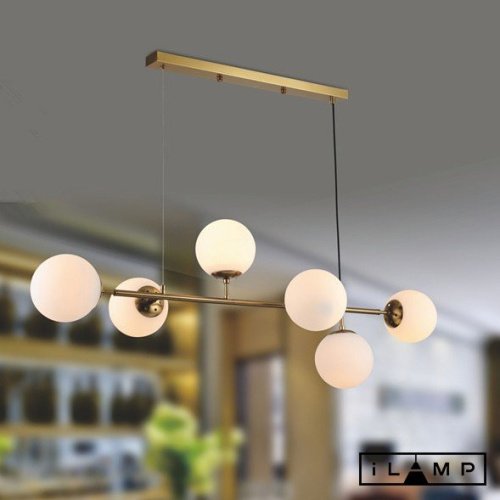 9136P/6 GL-WH Светильник подвесной iLamp Golden 9136P/6 GL-WH