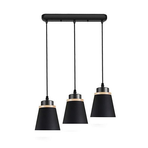 30136/3L BK BK+WD Светильник подвесной ЭкономСвет 30136 30136/3L BK BK+WD