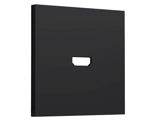 SP9940 SP9940 Лицевая панель SIGMA (Черный Мягкое касание) для HDMI розетки QUANT PRO