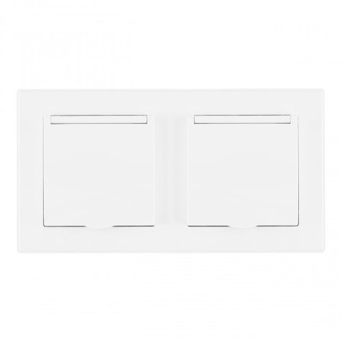 SET06-2-41-1x2 white Розетка Arte Milano Set06-2 SET06-2-41-1x2 white