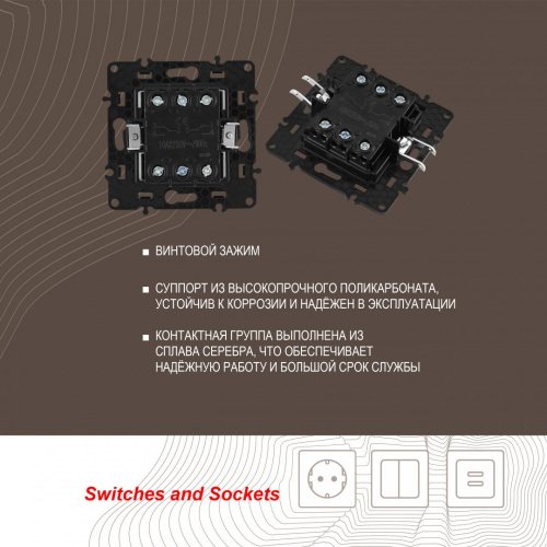 Выключатель Arte Milano Am-217 217.32-2.white