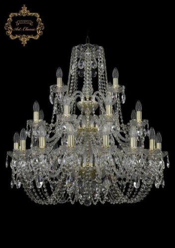 11.11.16+8+4.300.3d.Gd.Sp Подвесная хрустальная люстра 11.11 Art Classic 11.11.16+8+4.300.3d.Gd.Sp