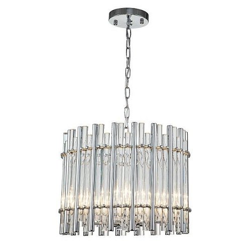 V000307 Подвесная люстра Indigo Violino 12025/5P Chrome V000307