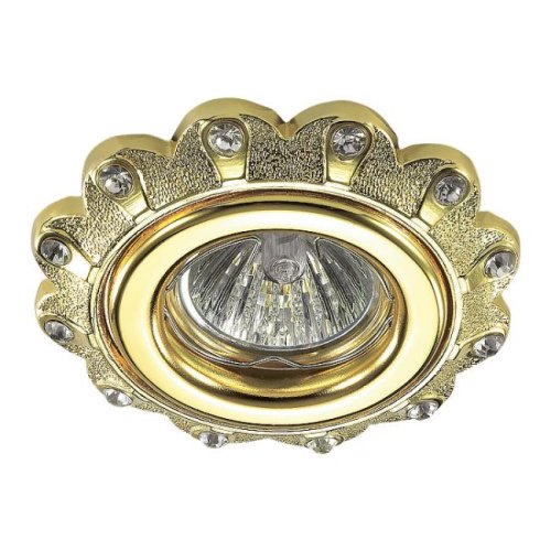 Встраиваемый светильник с узорами Grain 370302 Novotech