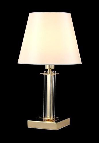 NICOLAS LG1 GOLD/WHITE Настольная лампа Crystal Lux Nicolas NICOLAS LG1 GOLD/WHITE