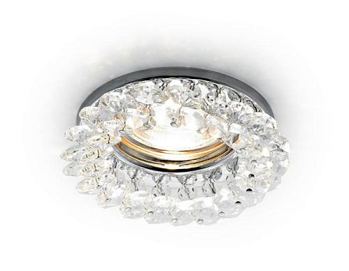Встраиваемый светильник Ambrella Crystal K206 CL/CH