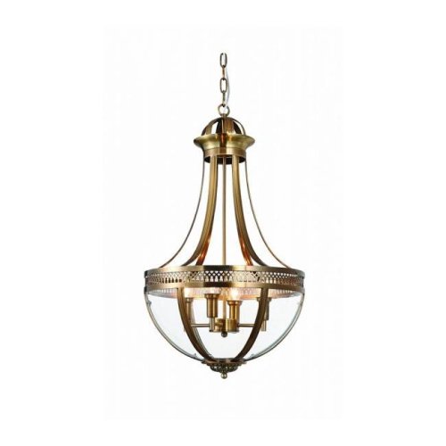 KM0287P-4 antique brass Подвесная люстра Delight Collection Capitol KM0287P-4 antique brass