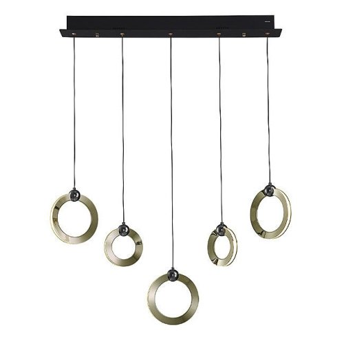 Светильник подвесной Lumien Hall Livin LH8028/5P-BK-SGD-PBK