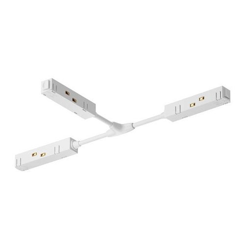 TRA004CWT-22W Коннектор питания Т-образный Gravity белый Maytoni Accessories for tracks Gravity TRA004CWT-22W