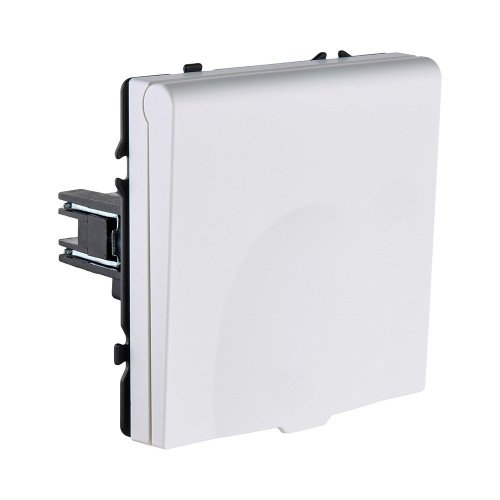 EC-015WG Розетка штепсельная SCHUKO 16A/250 В с крышкой, белый глянцевый Kollinger Eclipse EC-015WG