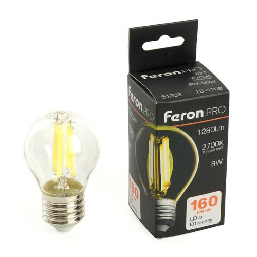 51253 Светодиодная лампа Feron LB-1708 51253