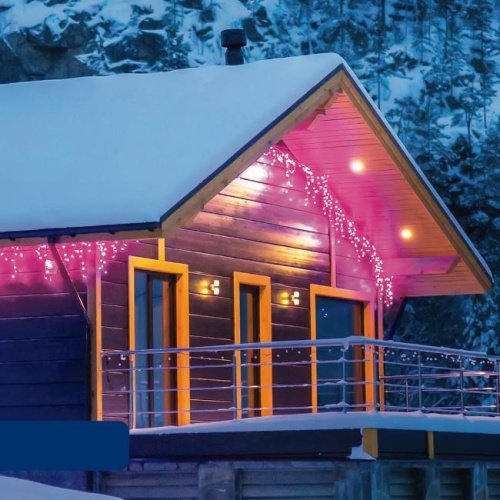 ULD-B12006-195/TTK PINK IP44 Бахрома светодиодная с эффектом мерцания Uniel ULD-B12006-195/TTK PINK IP44