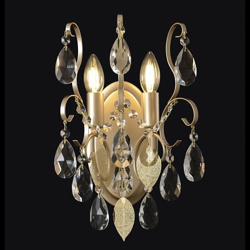 ESMIRALDA AP2 GOLD Настенное бра Crystal Lux Esmiralda ESMIRALDA AP2 GOLD