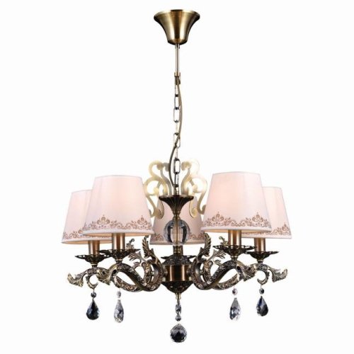 Calais 70012-5C ANTIQUE Подвесная люстра Natali Kovaltseva Calais Calais 70012-5C ANTIQUE