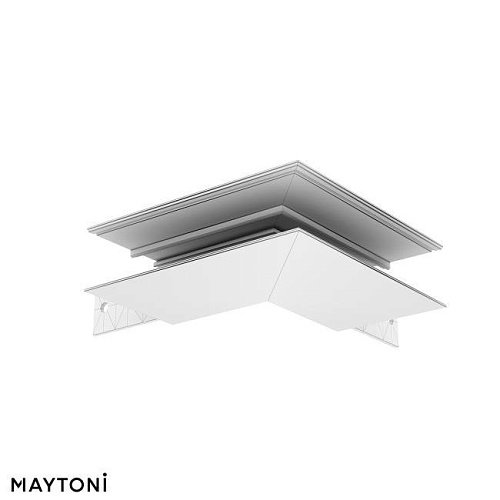 TRA034OCL-41W Коннектор внешний Exility накладной белый Maytoni Accessories for tracks Exility TRA034OCL-41W
