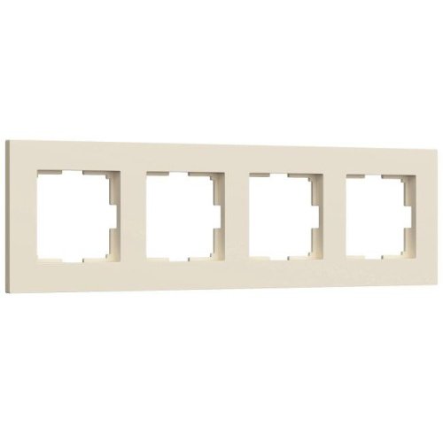 W0042962/ Рамка на 4 поста Slab (айвори софт) Рамка Werkel Slab айвори софт W0042962/ Рамка на 4 поста Slab (айвори софт)