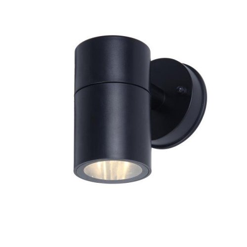 UUL-S21С-7W/GU10 IP65 BLACK Уличный настенный светильник Uniel Настенные uul-a01s UUL-S21С-7W/GU10 IP65 BLACK