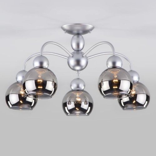 30148/5 серебро Потолочная люстра Eurosvet Fabia 30148/5 серебро