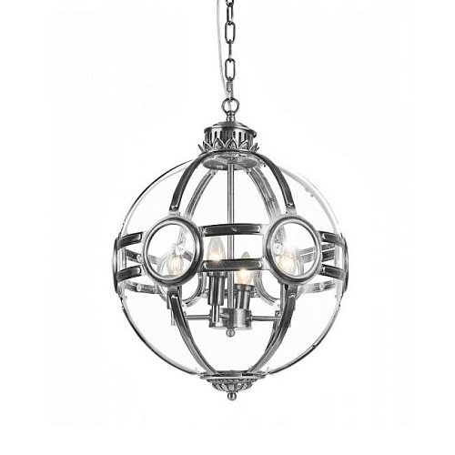 KG0516P-4 steel Подвесная люстра Delight Collection Hagerty KG0516P-4 steel