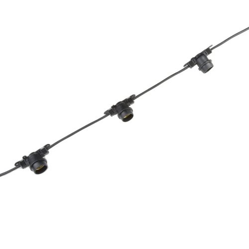 Гирлянда Uniel UDL-K121 10/E27/5M 5C IP65 BLACK BELT-LIGHT
