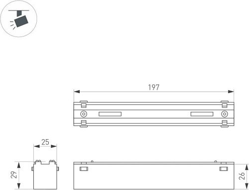 Трековый светильник Arlight Mag-Vibe 044419