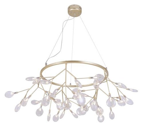 EVITA SP45 D GOLD/TRANSPARENT Подвесная люстра Crystal Lux Evita EVITA SP45 D GOLD/TRANSPARENT