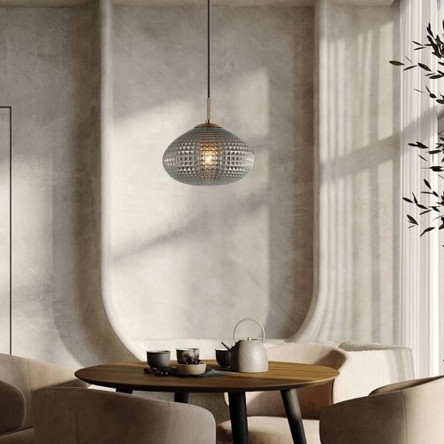 Светильник подвесной Eurosvet Gem 50263/1 темно-серый