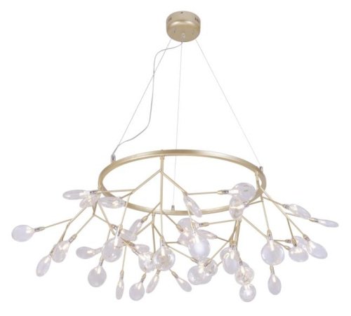 EVITA SP45 D GOLD/TRANSPARENT Подвесная люстра Crystal Lux Evita EVITA SP45 D GOLD/TRANSPARENT