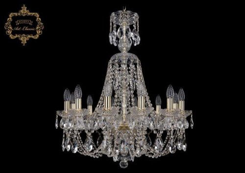 11.21.12.220.XL-74.Gd.Sp Подвесная хрустальная люстра 11.21 Art Classic 11.21.12.220.XL-74.Gd.Sp