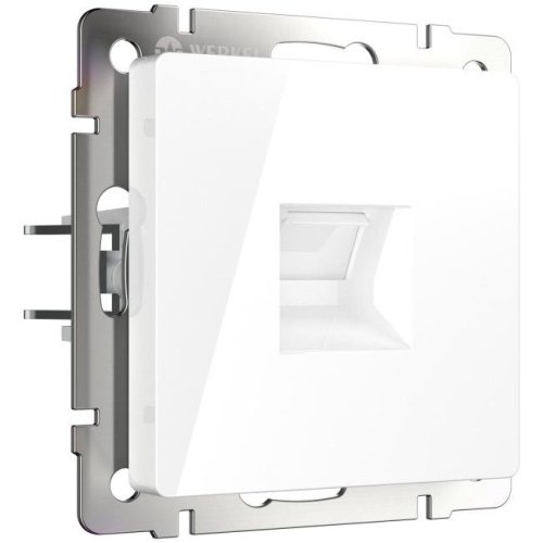 W1182001/ Телефонная розетка RJ-11 (белый) Розетка Werkel W1182001/ Телефонная розетка RJ-11 (белый)