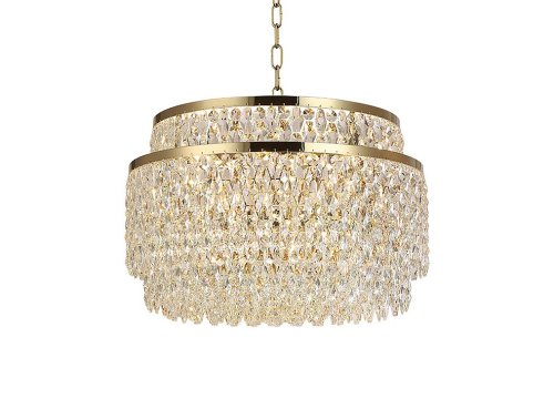 8530/60 C gold polished Подвесная люстра Newport Tiffany 8530/60 C gold polished