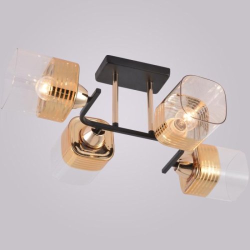 Потолочная люстра 01615-0.3-04 BK+FGD